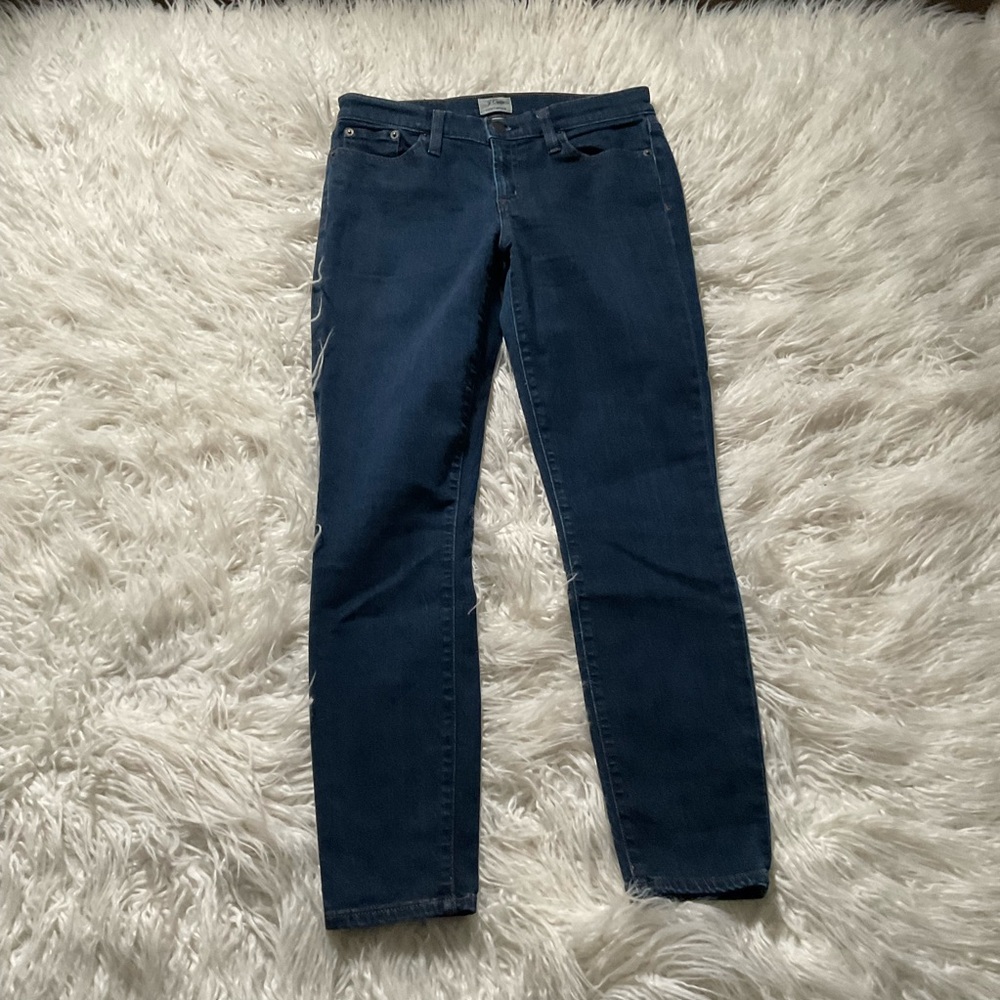 J Crew Toothpick Skinny Jeans Classic‎ Rinse